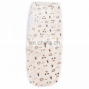 Custom-Made Adjustable Zipper Organic Cotton Baby Swaddles Wrap Bag