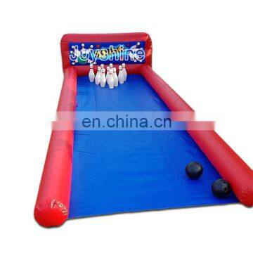 Custom 5m Giant Inflatable Bowling Lanes Equipment Factory Prices Human Sized Bowling Lane Alley Set Game For Sale photo-3
