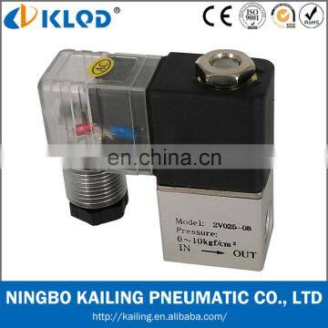 Aluminum Material 2/2 Way Direct Acting 2V025-06 Solenoid Valve KLQD Brand