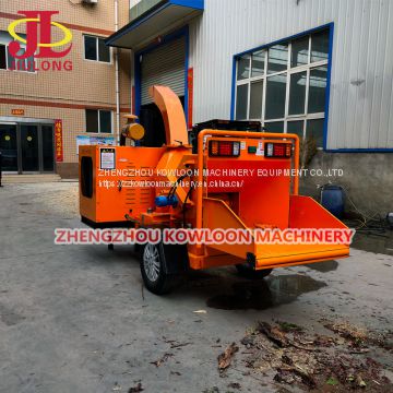 30 HP Diesel portable wood chipper  wood chipping machine