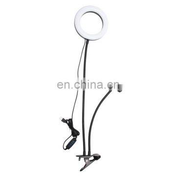 New 6 Inch Beauty Fill Light Desktop Mobile Phone Live Light Anchor Artifact Multifunctional Live Support Fill Light photo-5