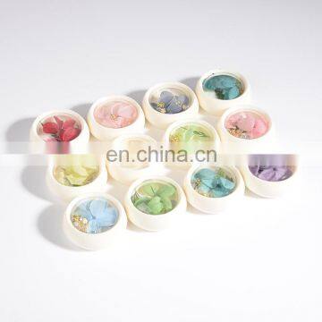 Fashion New 12 Colors Nail Art Designs Decoration Jewelry Nail Art Dry Flower