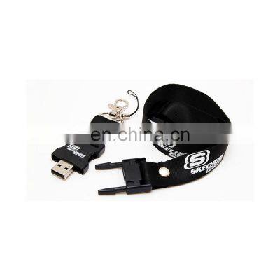 Business Gift Lanyard USB Flash Drive 8GB 16GB 32GB 64GB Factory Lanyard USB Memory Pen Drive photo-5