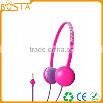 Wholesale colorful fancy deep bass stylish coolest fancy communication cheap stereo headphones