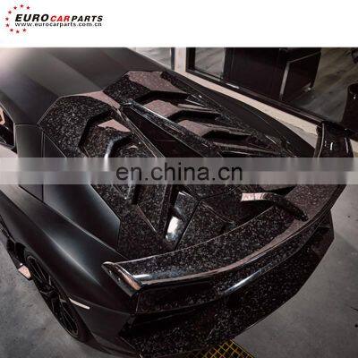 Lp700 Svj Car Auto Bady Kit Parts Carbon Fiber Material Automobiles Exterior Bumper Rear Spoiler Exhaust Tip Full Set photo-3