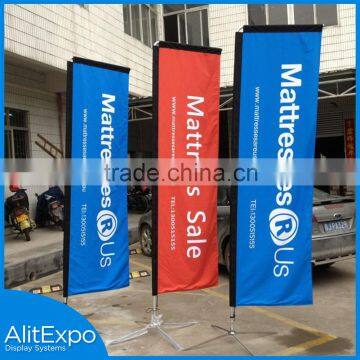 Outdoor Advertising Cheap Customized Sand Beach Flags For Promotion