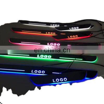 Led Door Sill Plate Strip for renault clio Dynamic Sequential Style Welcome Light Pathway Accessories