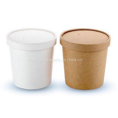 Disposable best individual ice cream cups cold to go container with lid