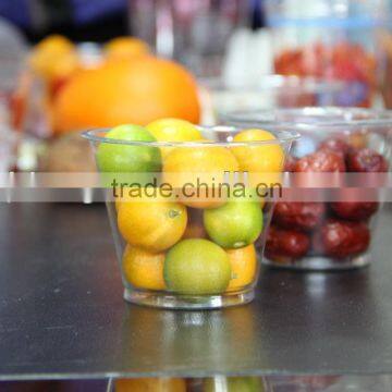 fruit container, disposable cup, cherry cup, salad cup