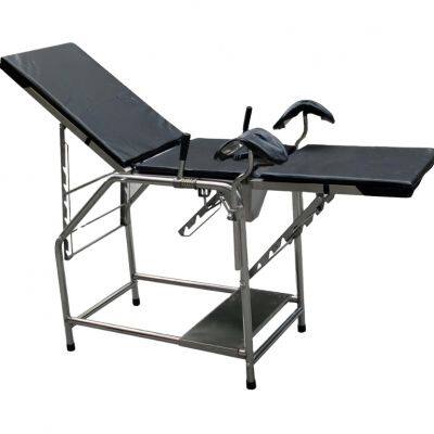 High Quality Hospital Multifunction Stainless Steel Chair Obstetric S.S.Gynecology Examination Bed photo-2