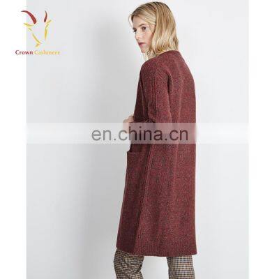 Ladies Fashion Open Front Long Style Cardigan photo-4