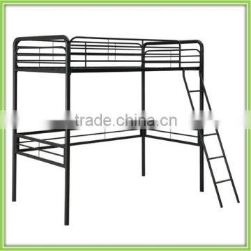 Twin Size Bunk Bed Style Metal Loft Bed in Silver/Beautiful Home Decor Bunk Bed with Good Looking Finish/Popular Beds