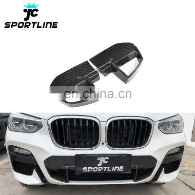 Carbon Fiber X3 G01 Front Bumper Vents for BMW X3 M40i M Sport 2018 2019