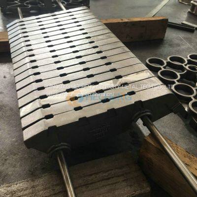 incinerator grate bars assembly