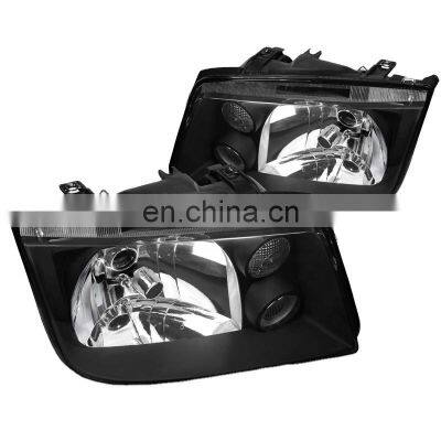 Apply To Car Headlight for VW Jetta Bora Mk4 1999-2005 black projector headlights with Fog Lamps head lamps