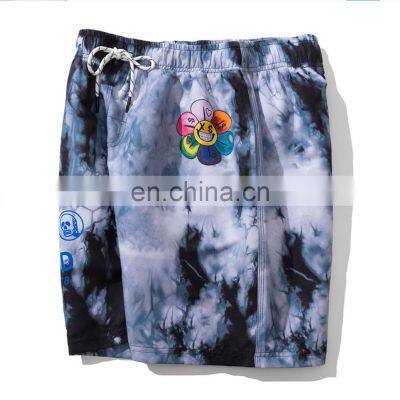 High quality Summer polyester, cotton shorts for mens pockets bike shorts men padded printed basketball beach shorts for men/