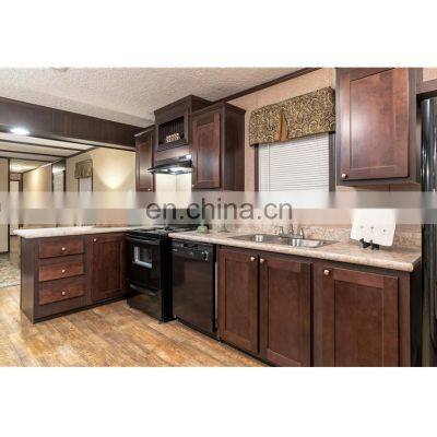 Best premade cheap raw wood shaker style wooden storage kitchen cabinet