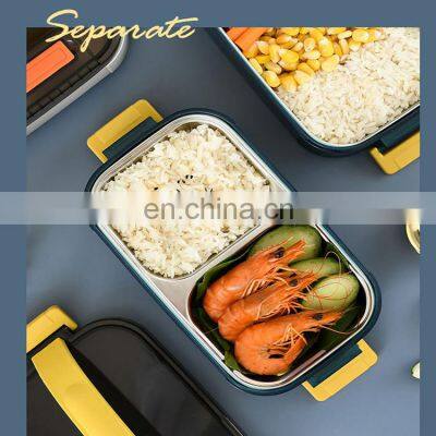 Latest Stainless Steel Tiffin Pink Airtight Bento Eco Adult Custom Double Layer Lunch Box photo-3