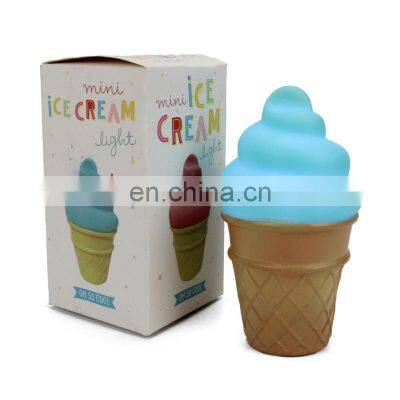 Ice Cream Night Light Desk Table Lamp, Kids Children Bedroom Lamp, Battery LED Table Lamp photo-3