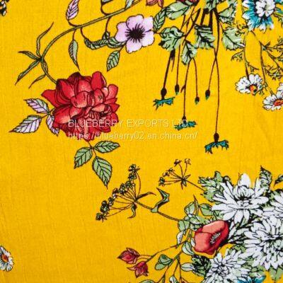 Rayon Crepe Fabric (Printed) photo-2