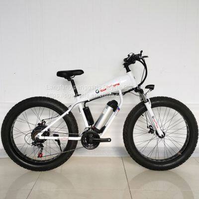 21speed 26inch Fat Tire Electric Bike Aluminum Alloy E-bike photo-2