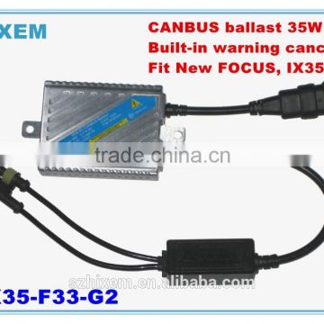 NEW design CANBUS HID ballast ( HX35-F33-G2) 12V 35W for F.ord (new F.OCUS), JEEP, BMW