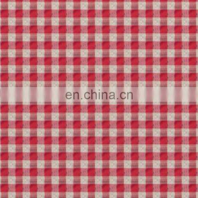 Cheap New Product Fashion Design Comfortable Check Seersucker Fabric photo-2