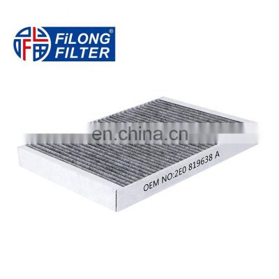 Good Quality from FILONG manufacturer for VW carbon air filter FCK-1024 2E0819638 CUK3569 LAK307 E2916LC K1288A CFA10436 AHC268