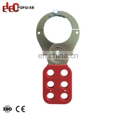 High Security 130mm Length Safety Steel Lockout Hasp With Hook