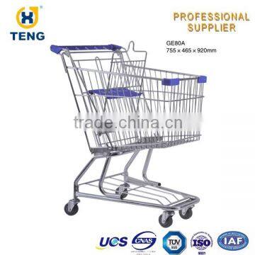 Aluminum Shopping Cart Cover For Baby With Adjustable Handle Shopping Trolley