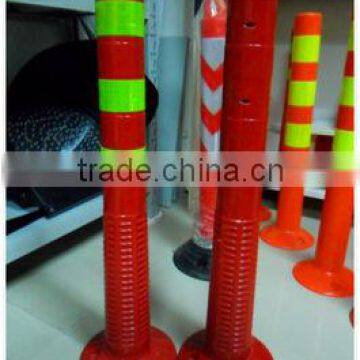 2016 High reflective TPU road post elastic 750mm warning column