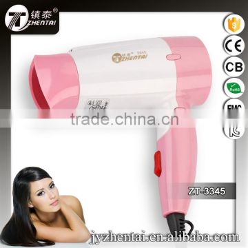 Customized Pink Hair Dryer Foldable Hair Dryer for Travel