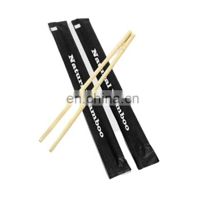 Custom logo print bamboo chopsticks gift set personal food disposable chop sticks