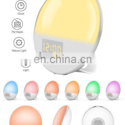 Nordic Custom Sound Machine Alarm Clock Led Wake Up Light photo-2