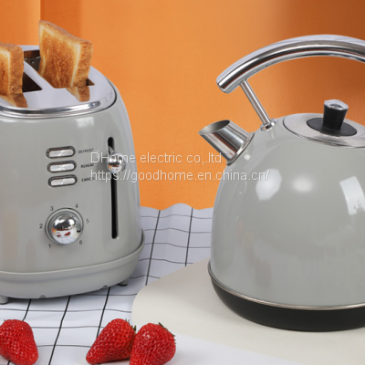 Cross Border Small Toaster Toaster Kettle Set Home Breakfast Toaster Driver（Wechat:13510231336）