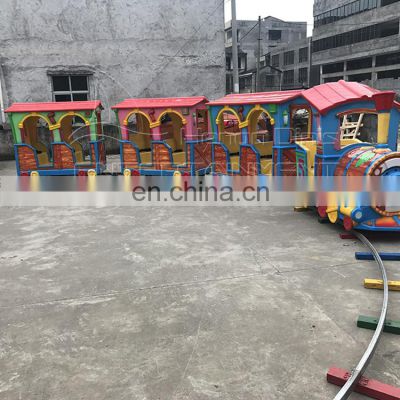 amusement park cheap outdoor mini electric track train for children