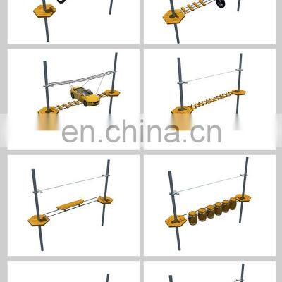 Outdoor Obstacle Course Equipment Kids and Adult High Ropes Course Form China Manufacturer photo-5