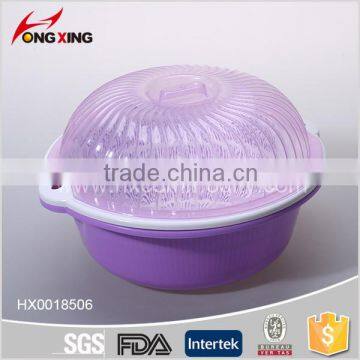 fashion plastic kitchen sieve set with lid and handle