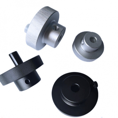 OEM CNC machinery parts china Aluminium alloy knob hand wheel