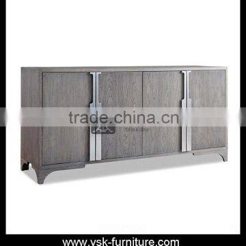 TV-072 Luxury 5 Star Hotel TV Cabinet With Stainless Steel Handle