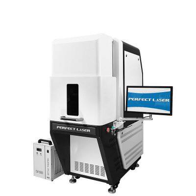 Safety Closed 5W Water cooling UV laser engraver for glass plastic wood metal