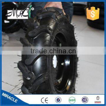 CHINA Factory Small Herringbone Tyre Wheel Rubber Pneumatic Wheelbarrow Wheel Tractor Wheel 5.00-12