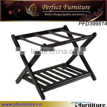 PFD399514 Wood folding hotel luggage rack