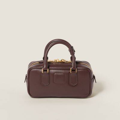 Bowling Bag Light Luxury Leather Handbag, Crossbody Boston Pillow Bag, High-end Women's Bag photo-3