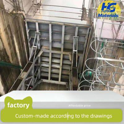 Cast iron sluice gate, curved cast iron sluice gate, source manufacturer for hydraulic engineering construction, available in various specifications