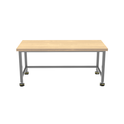 Commercial Kitchen Equipment Working Table With Wooden Top