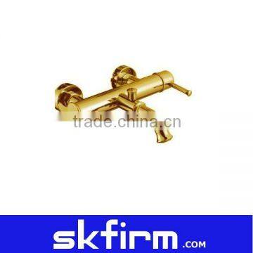 Gold PVD Brass Shower Mixer