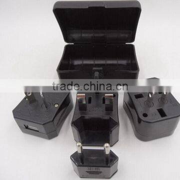 Exquisite Fashion Universal World International Plug Travel Adapter With 1USB