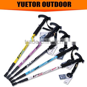 3 section adjustable inner lock shock resistant trekking pole hiking stick                        
                                                                                Supplier's Choice