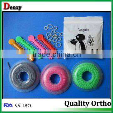dental power chain / rubber elastics / dental separators /O ring ligature tie